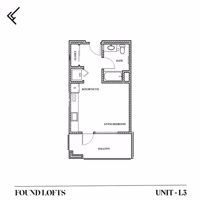 Unit 205 501 floor plan